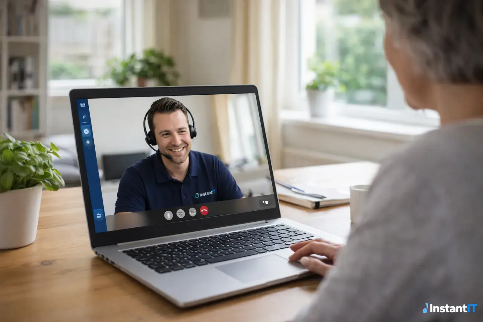 Remote IT-support via videobel